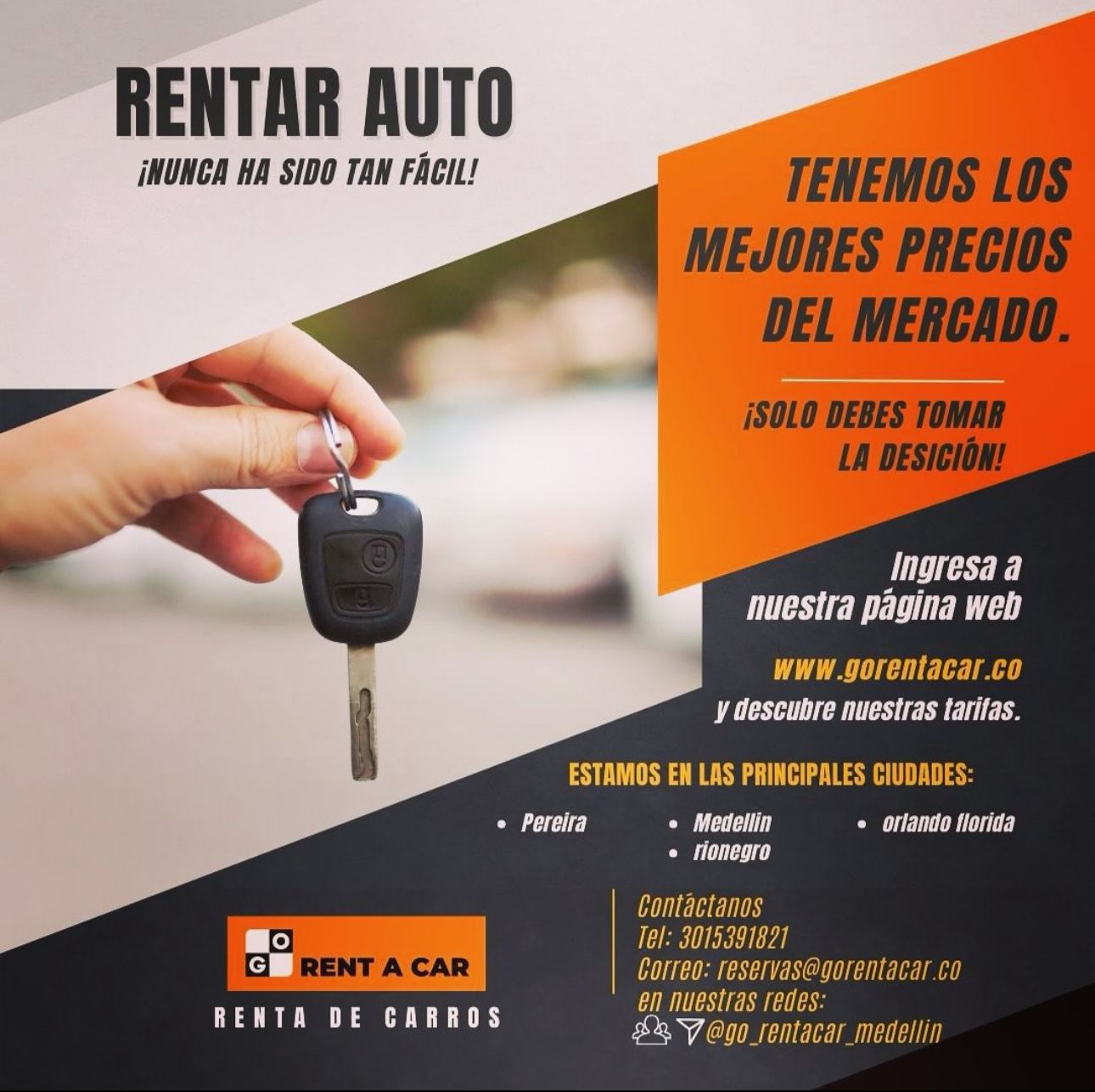 Rent a car Medellin