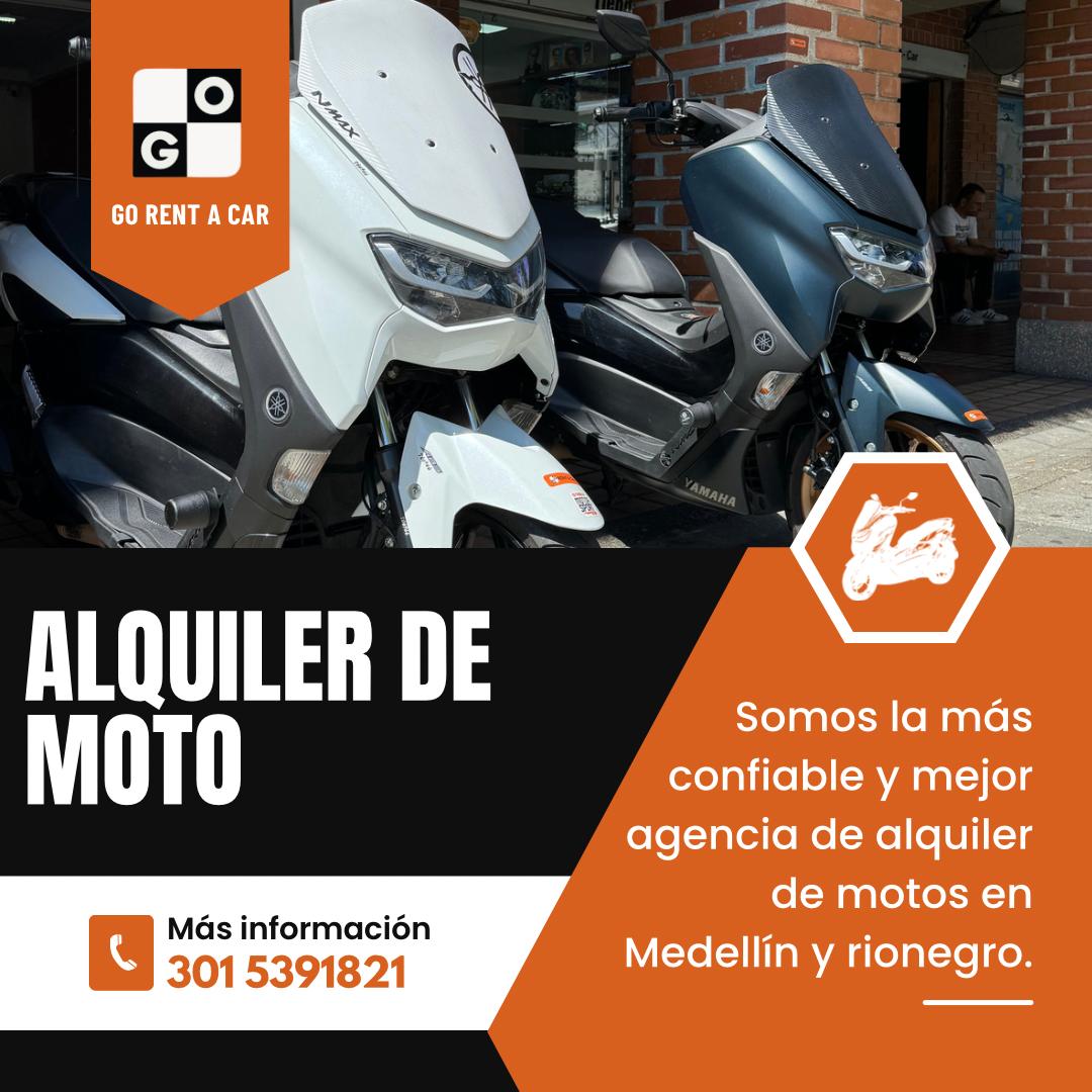 Renta de Motos en Medellín y Rionegro