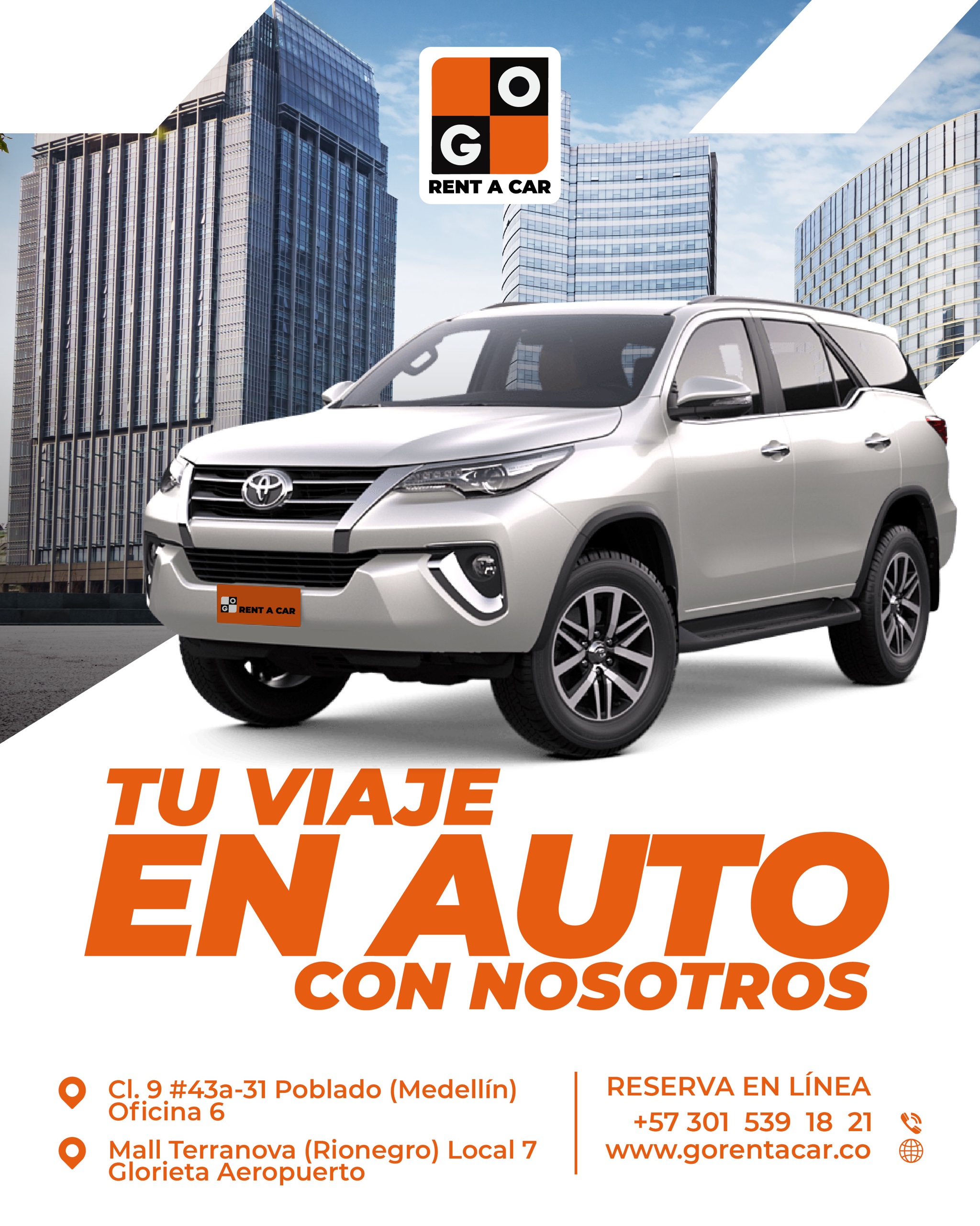 Alquiler de carros en Medellín