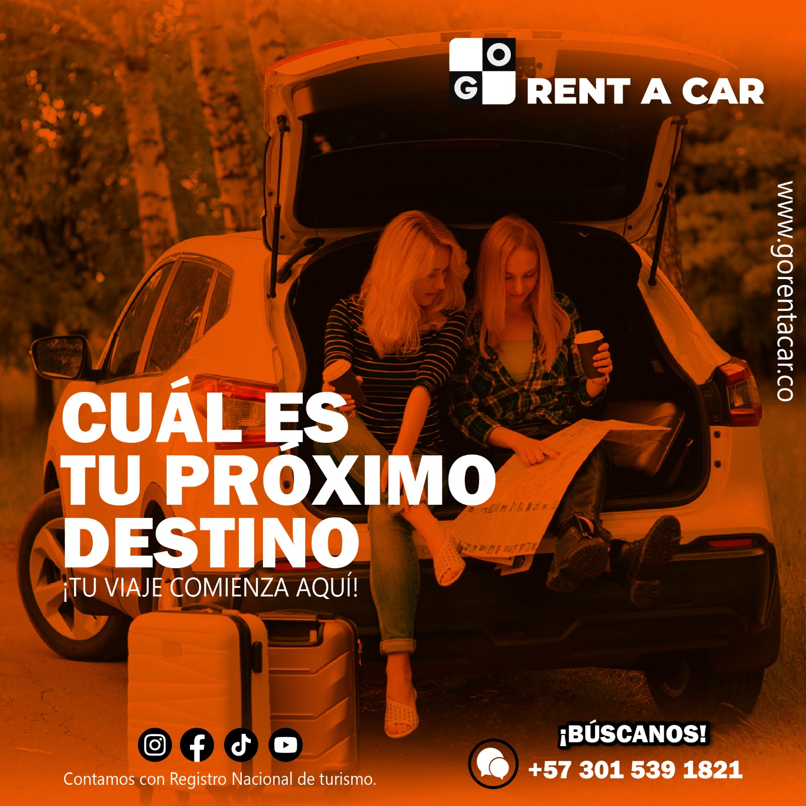 Renta un vehículo en Medellín