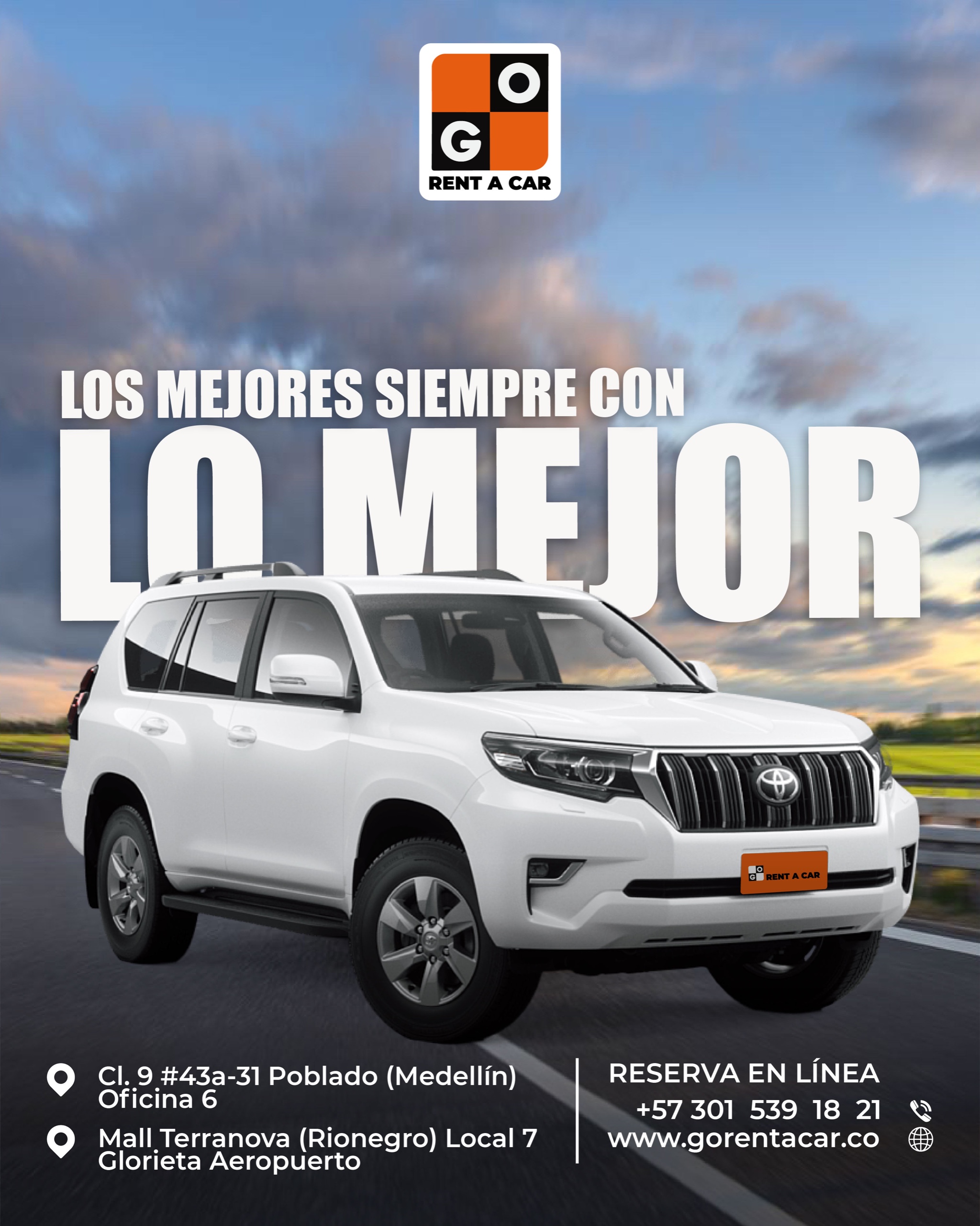 Renta una camioneta en Medellin