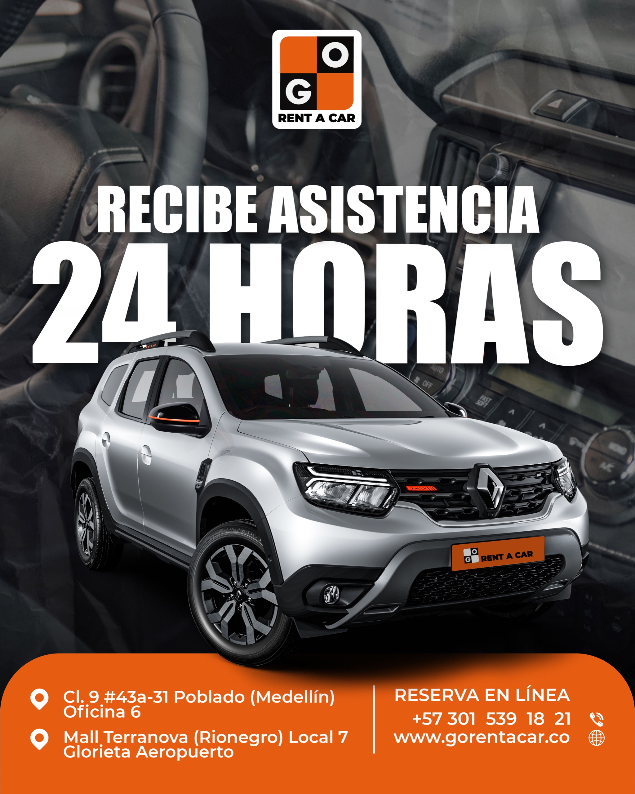 Alquilar un vehículo en Antioquia