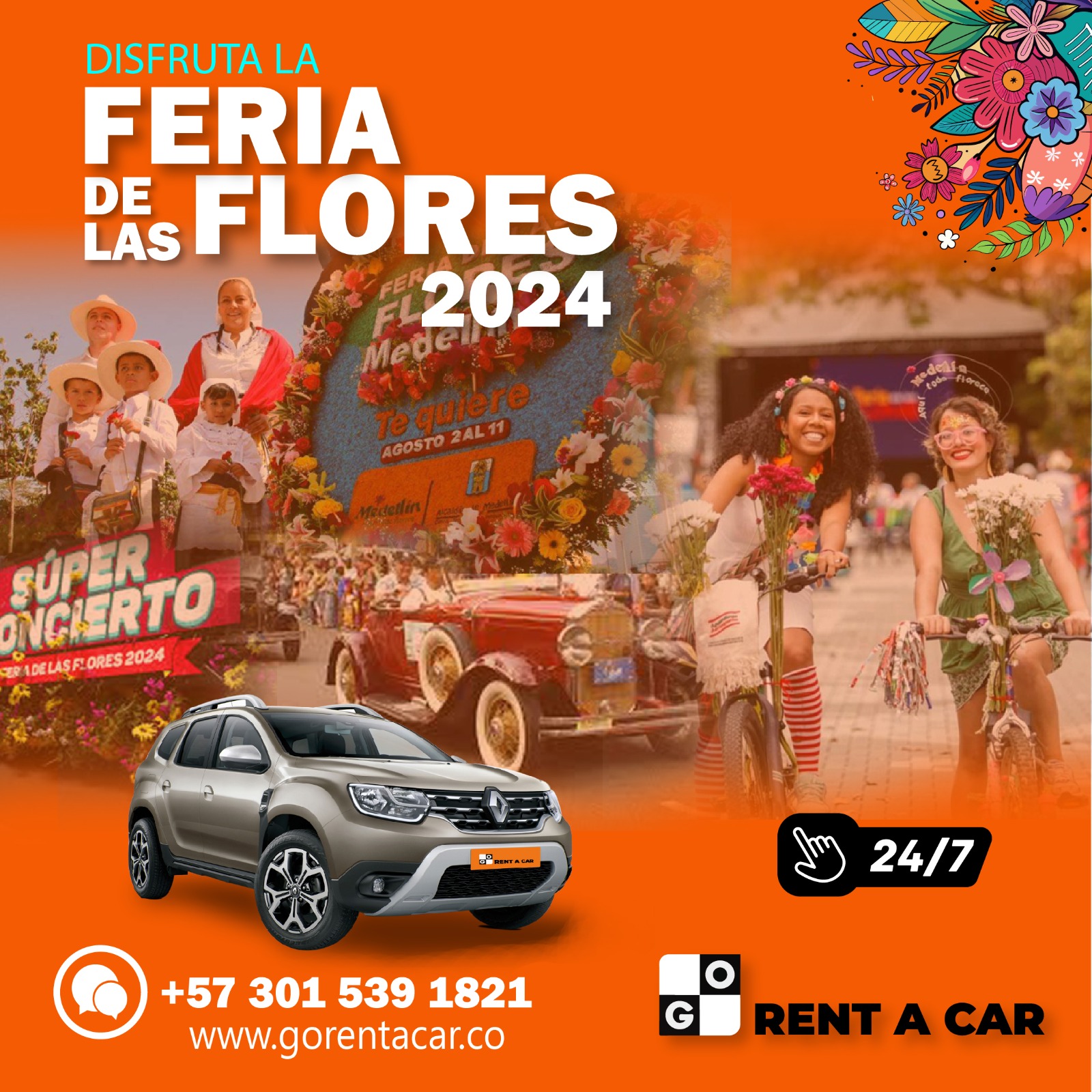 feria de las flores 2024